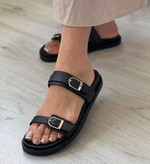 صندل دو سگک زارا(zara) مشکی