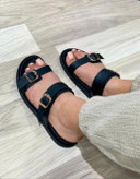 صندل دو سگک زارا(zara) مشکی