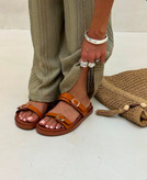 صندل دوسگک زارا(zara)عسلی