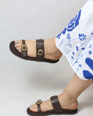 صندل دوسگک زارا(zara)قهوه ای