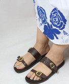 صندل دوسگک زارا(zara)قهوه ای